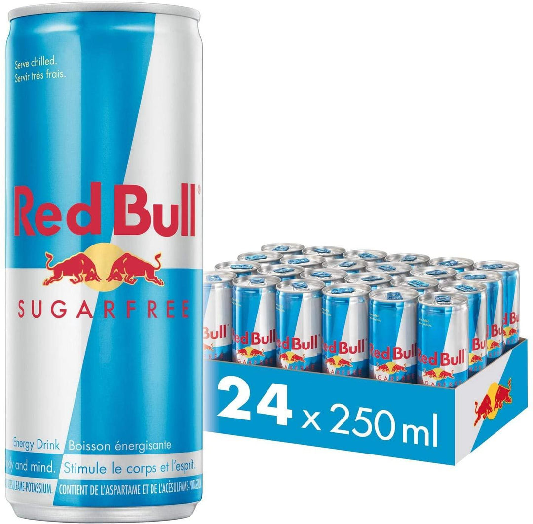 Red Bull Diet- Sugar Free Energy Drink (24 x 250ml) (Can Dep) - Quecan