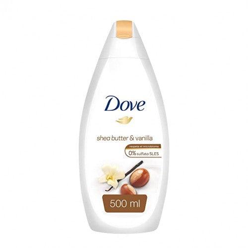 Dove Body Wash - Shea Butter & Vanilla (500ml) - Quecan