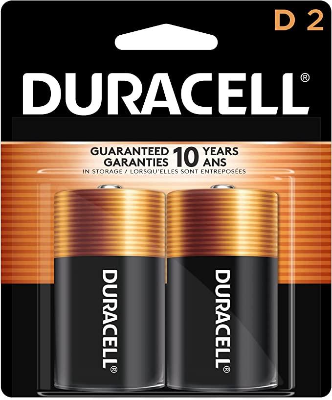 Duracell Coppertop D 2-Pack - Batteries (Pack of 6) - Quecan