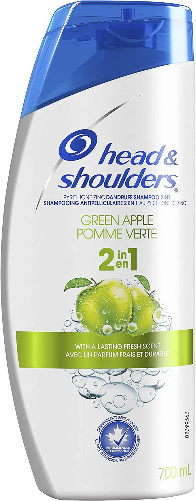 Head & Shoulders Dandruff Shampoo (Pack of 2) Green Apple - Quecan