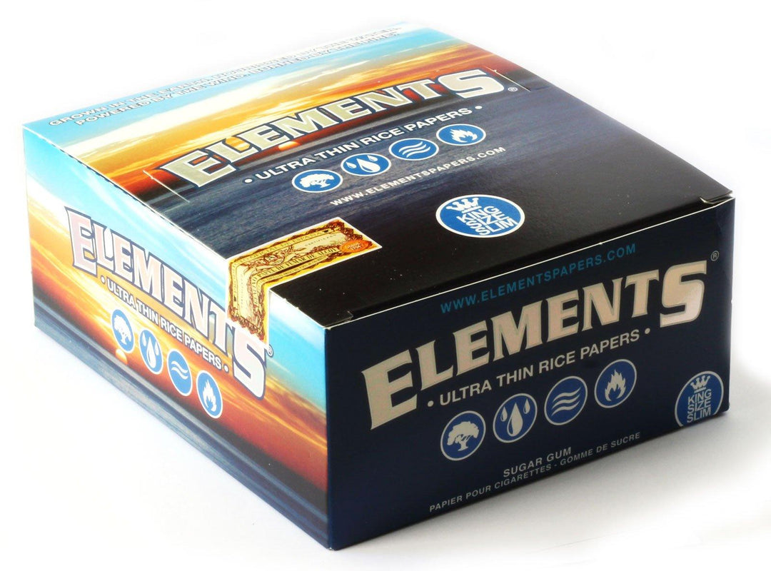 Elements Ultra Thin Rice King Size - Rolling Paper (Box of 50) - Quecan