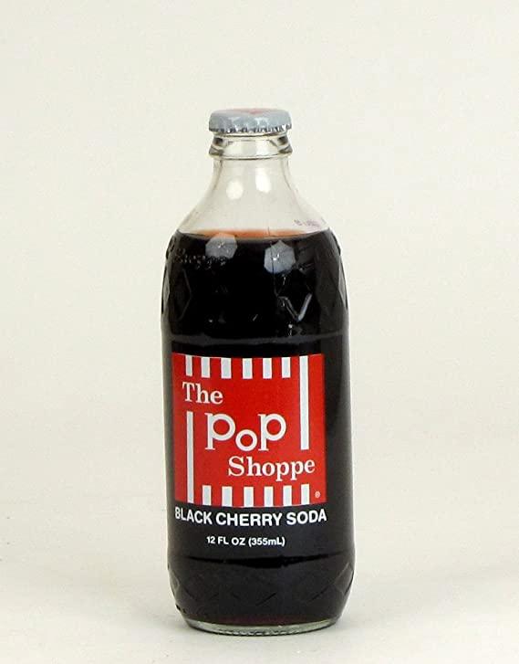 The Pop Shoppe Soft Drink - Black Cherry (12 x 355ml) (Can Dep) - Quecan