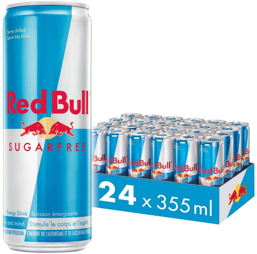 Red Bull Diet- Sugar Free Energy Drink (24 x 355ml) (Can Dep) - Quecan