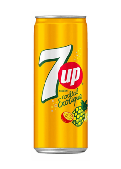 7UP (24x330ml) (Can Dep) Exotic Cocktail - Quecan