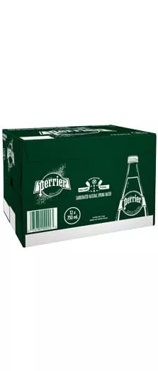 Perrier Carbonated Natural Spring Water - Natural (24 x 330ML) - Quecan