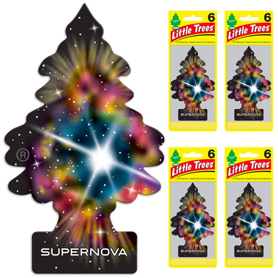Little Trees Car Air Freshener (Pack of 24) Supernova - Quecan