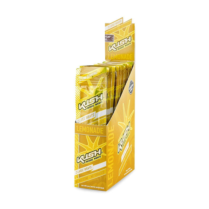 Kush - Lemonade Herbal Wraps (Box of 25) - Quecan