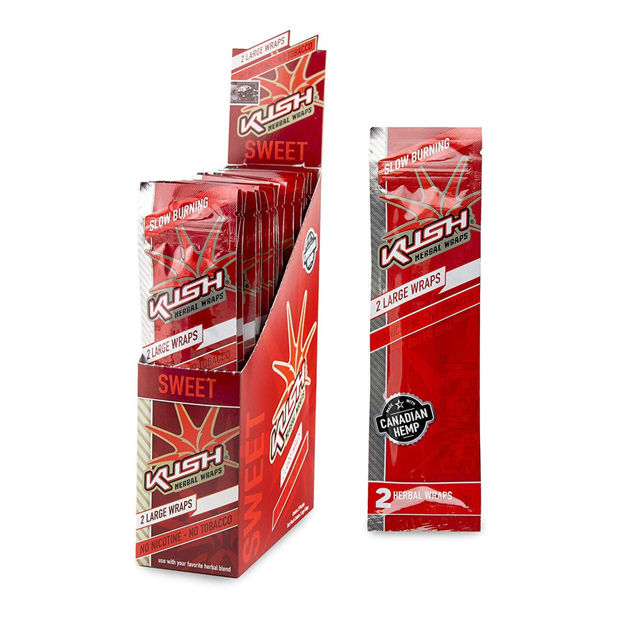 Kush - Sweet Herbal Wraps (Box of 25) - Quecan