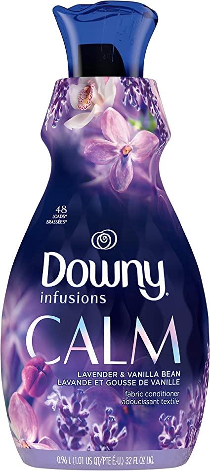 Downy Infusions Fabric Conditioner 0.96L Calm Lavender & Vanilla Bean - Quecan