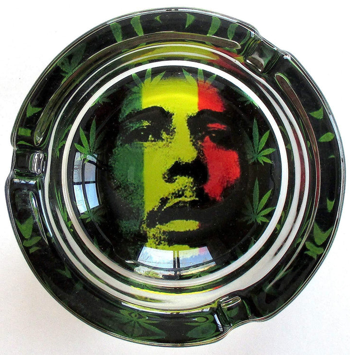Bob Marley Glass - Glass Ashtray (Box of 6) - Quecan