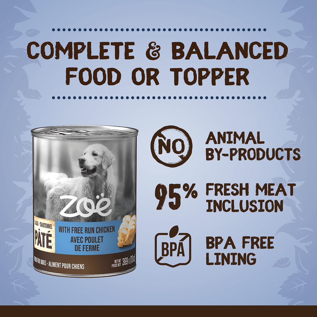 Zoë Pate - Free Run Chicken (6 x 369g) - Quecan