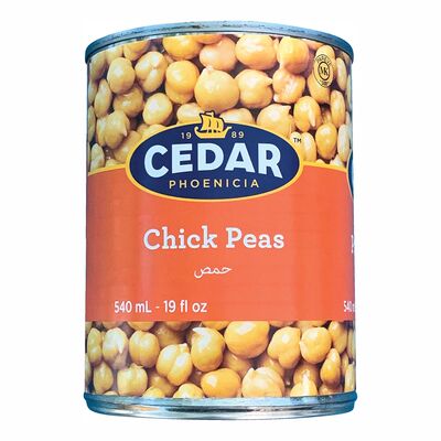Cedar Chickpeas 24X540ml - Quecan
