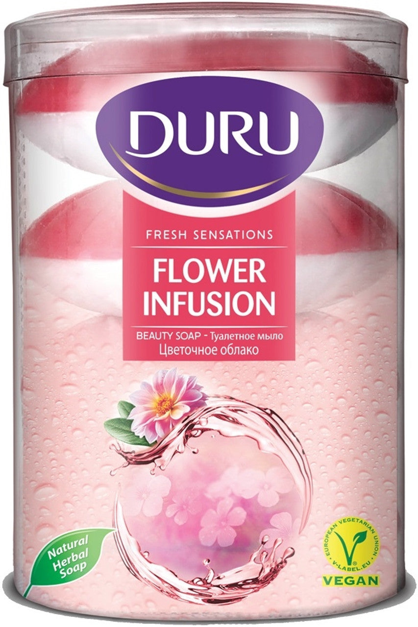 Duru Soap Bar - Flower Infusion (Pack of 4) - Quecan