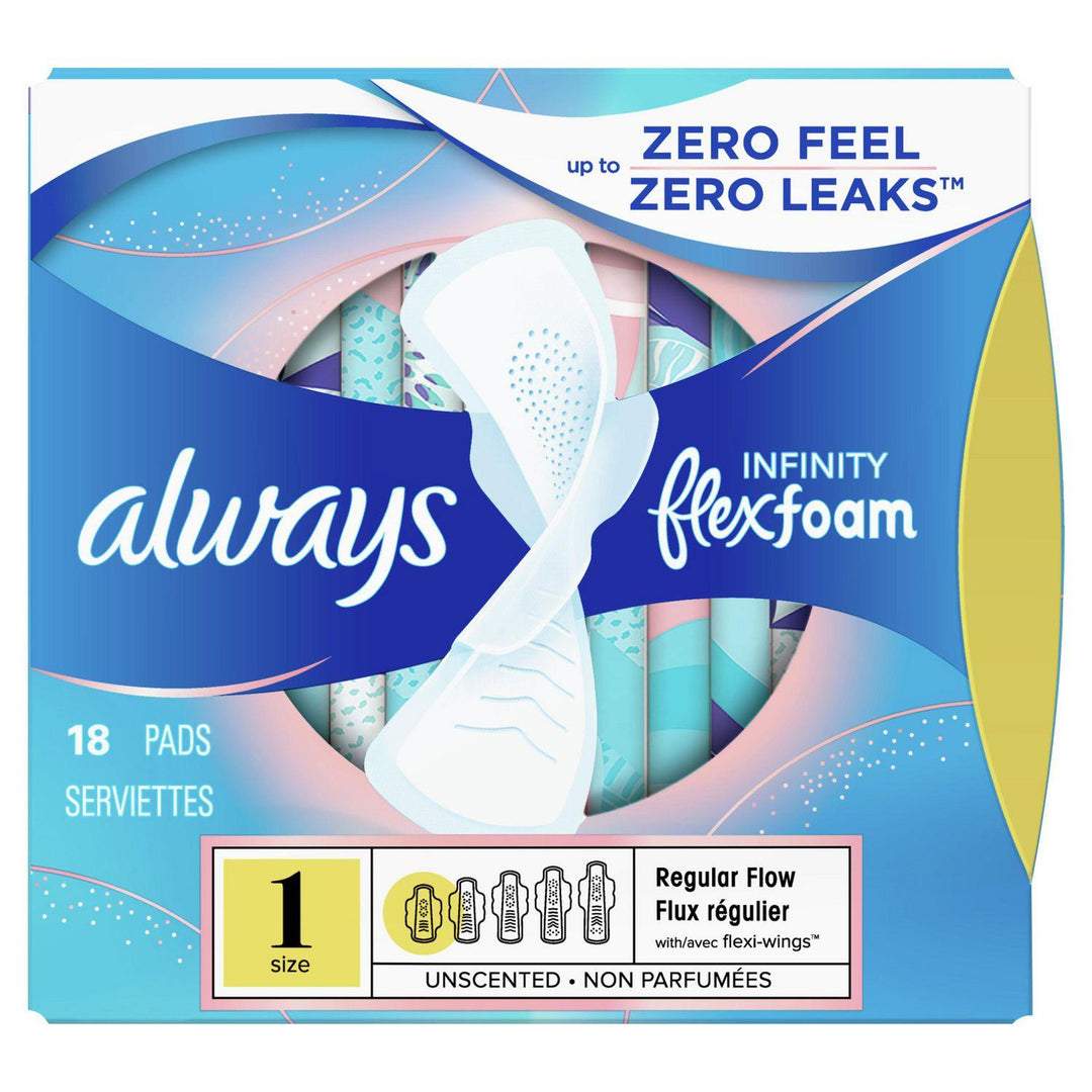 Always Infinity Flex Foam Size 1 Regular Flow - Quecan