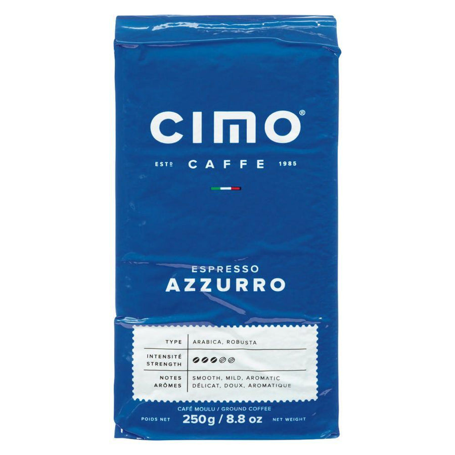 Cimo Espresso - Ground Coffee Azzurro (250g) - Quecan