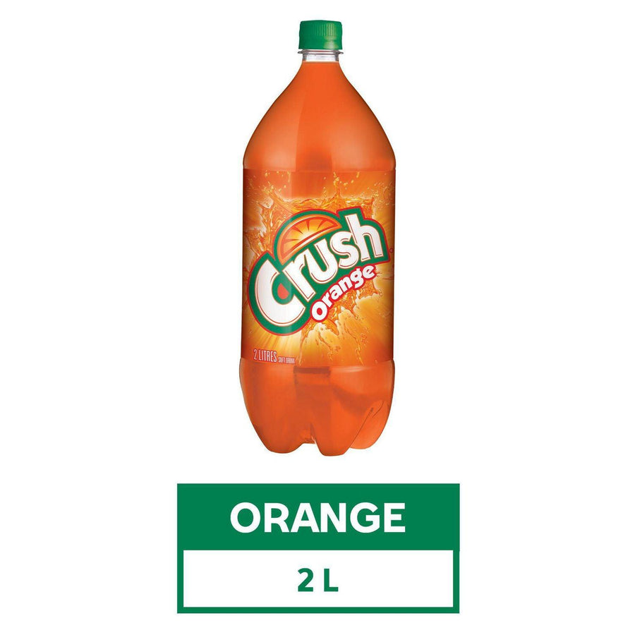 Crush Orange Soda - Soft Drink (8 X 2L) (Can Dep) - Quecan