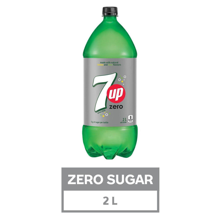 7UP Zero/Diet - Soft Drink (8 x 2L) (Can Dep) - Quecan