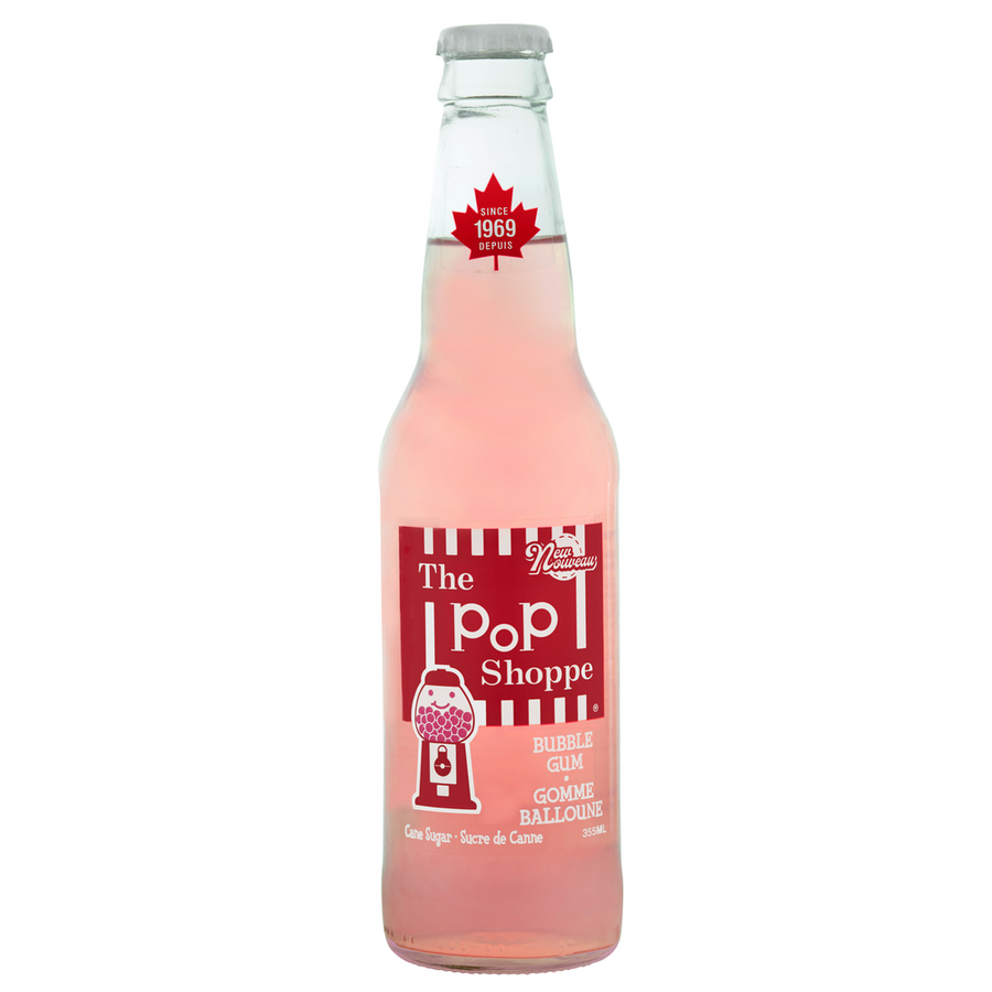 The Pop Shoppe Soft Drink - Bubble Gum (12 x 355ml) (Can Dep) - Quecan