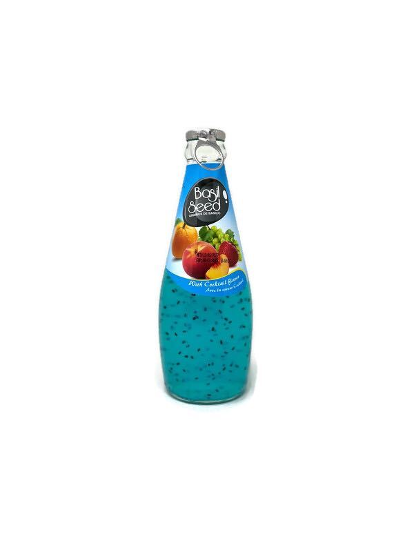 Basil Seed Juice - Cocktail flavor (12 x 290ml) - Quecan