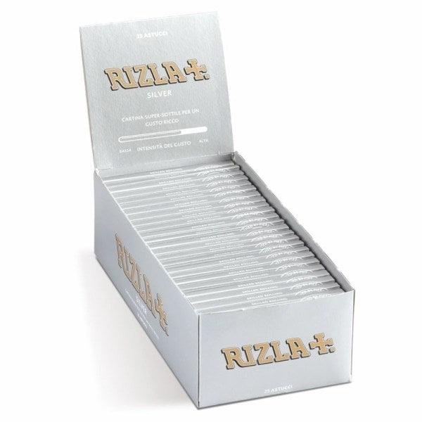 Gold Rizzla Rizla Silver -Standard Rolling Papers (Box of 25)– Quecan Distribution