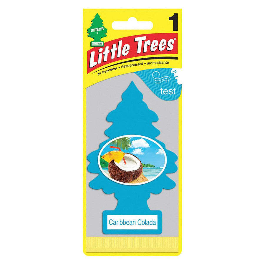 Little Trees Car Air Freshener (Pack of 24) Caribbean Colada - Quecan