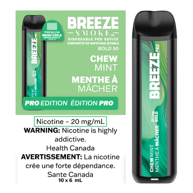 Breeze Pro 2000 Puffs Disposable Device - (20mg/ml) (STAMPED) - Quecan