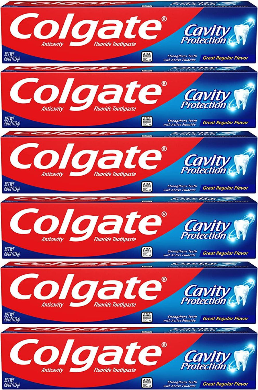Colgate Toothpaste (Pack of 6) Cavity Protection - Quecan