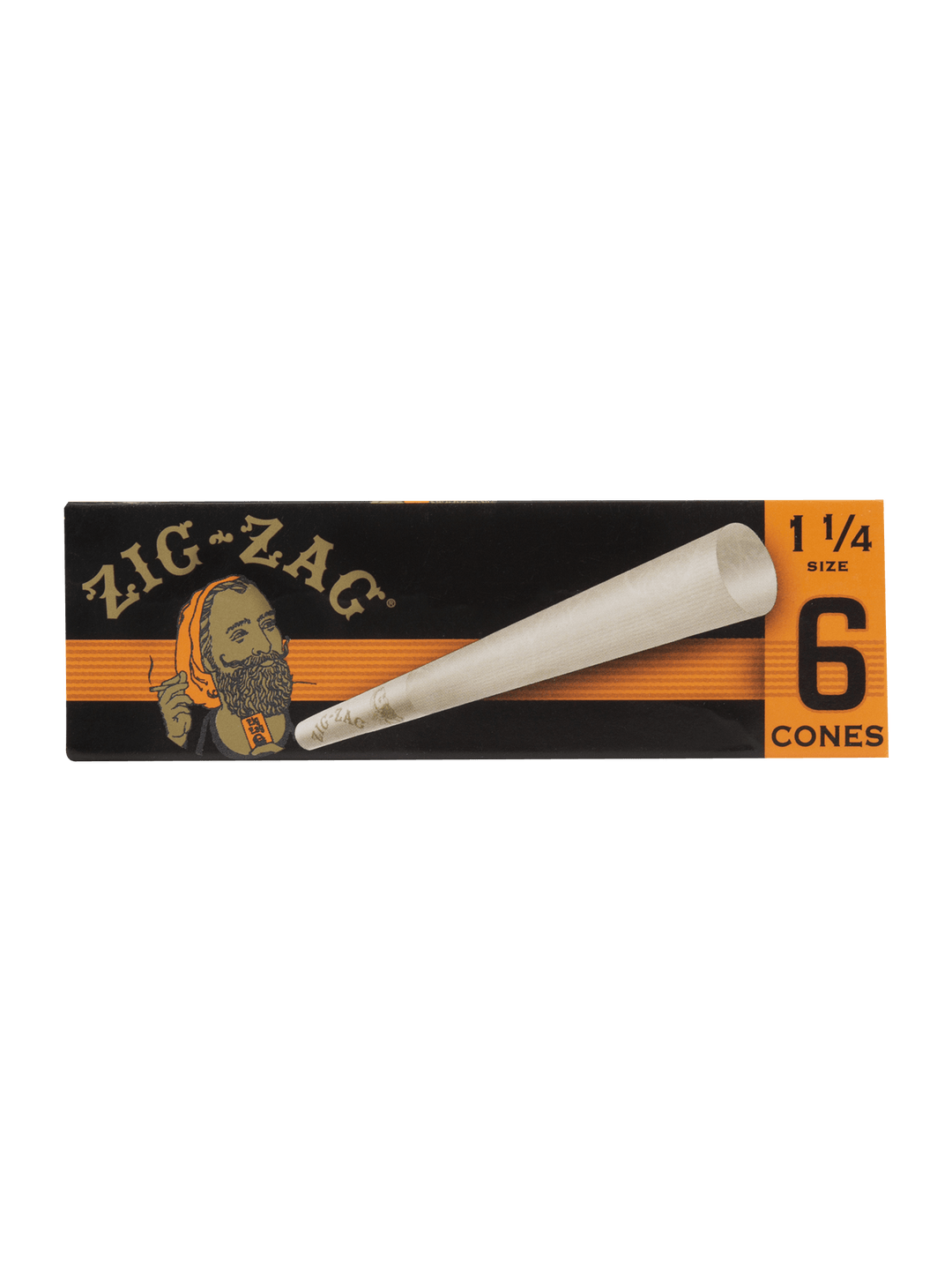 Zig-Zag 1 1/4 6 Cones (Box of 24) - Quecan