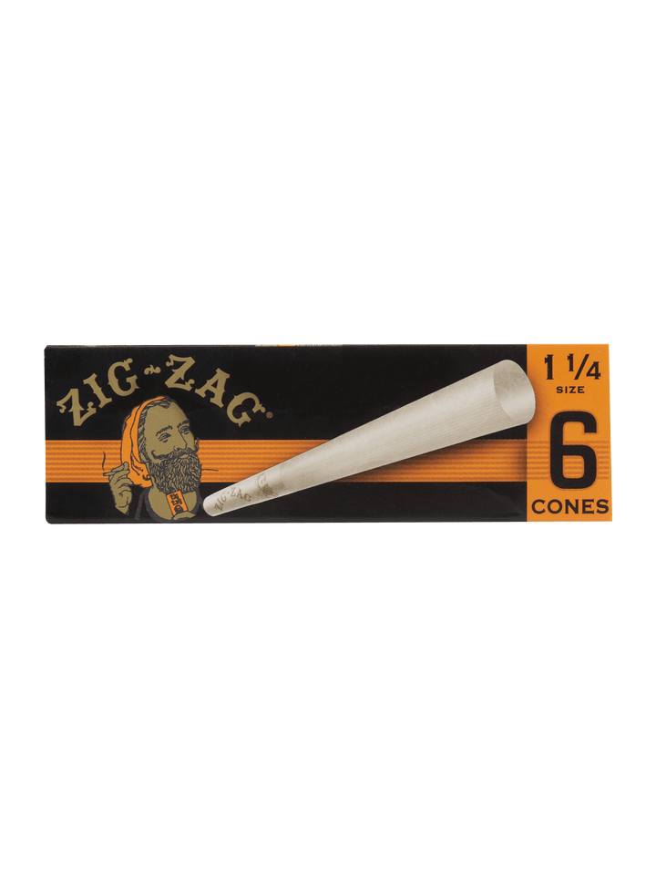 Zig-Zag 1 1/4 6 Cones (Box of 24) - Quecan