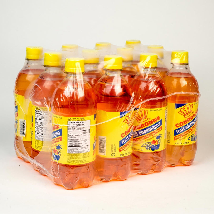 Couronne - Fruit Champagne - Soft Drink (12 x 591ml) (Can Dep) - Quecan