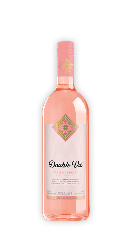WINE DOUBLE VIE ROSE  L (6 x 1L) - Quecan