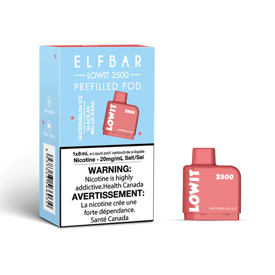 ELF Bar LOWIT 2500 Prefilled Pods -(20mg/ml) (STAMPED) - Quecan