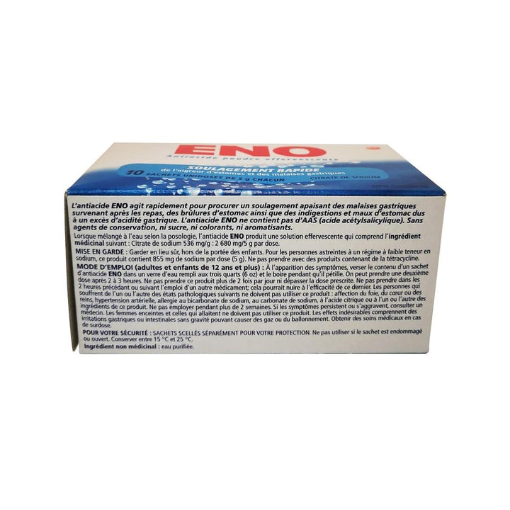 Eno Antacid Effervescing Powder (Pack of 10) - Quecan