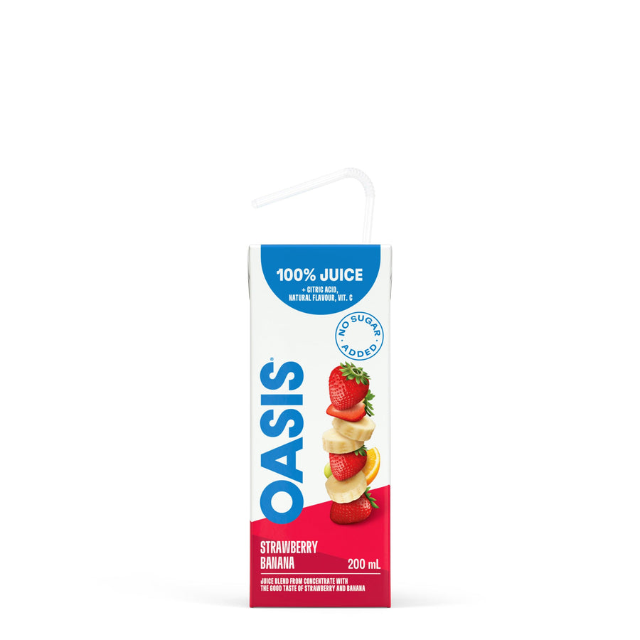 Oasis Classic Juice - Strawberry Banana (12 x 960ml) - Quecan