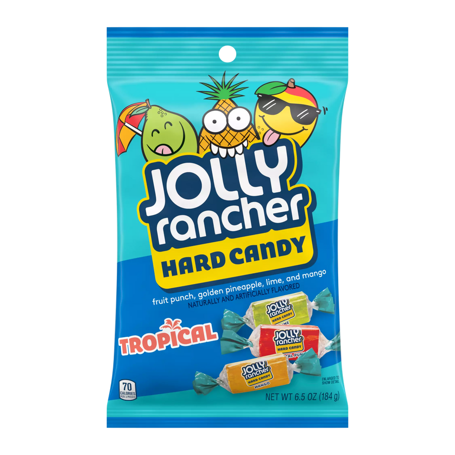 Jolly Rancher Hard Candy - Tropical (12x184gm) - Quecan