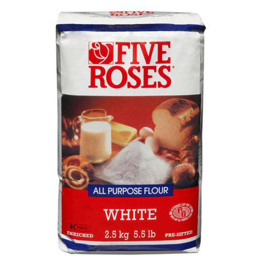 Five Roses White Flour 10X2.5Kg - Quecan