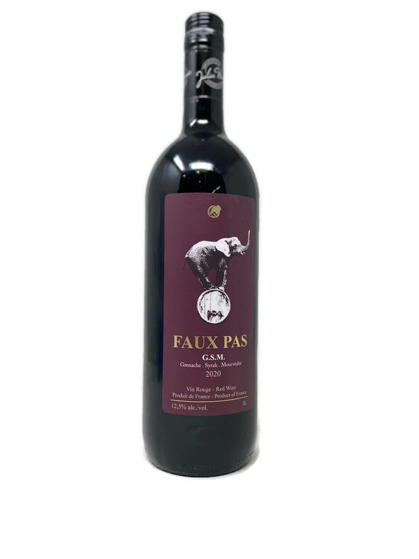 Faux Pas Grenache/Syrah/Mourv (6x1 Lt) - Quecan