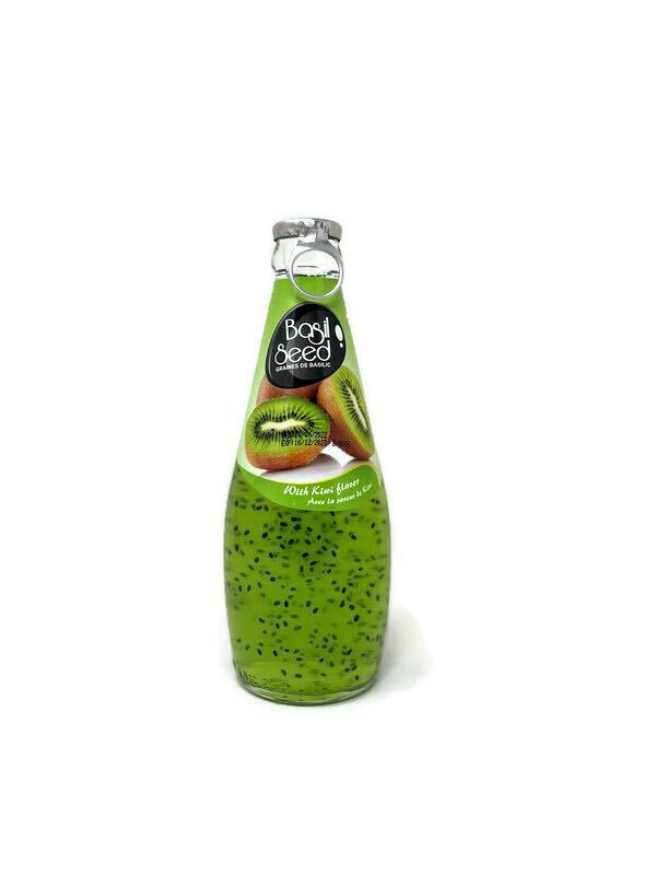 Basil Seed Juice - Kiwi Flavor (12x290ml) - Quecan