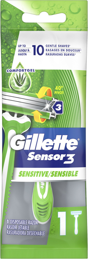 Gillette Sensor3 Sensitive Disposable Razor - Quecan