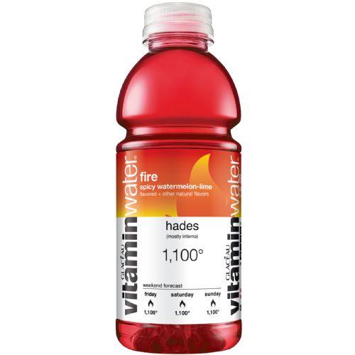 Vitamin Water Energy Drink - Fire (Watermelon Lime) (12 x 591ml) - Quecan