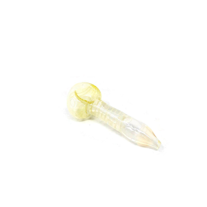 Transparent Lined Glass Hand Pipe - Quecan