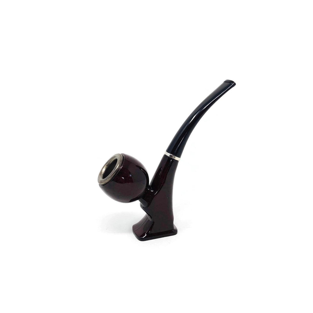 Wooden Tobacco Pipe Brown Large - Quecan