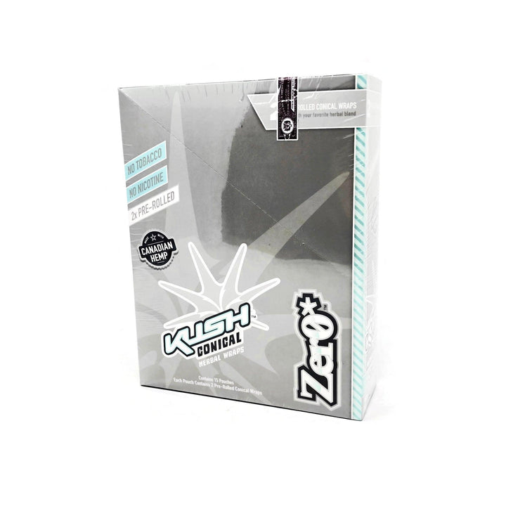 Kush - Conical Zero Herbal Wraps (Box of 15) - Quecan