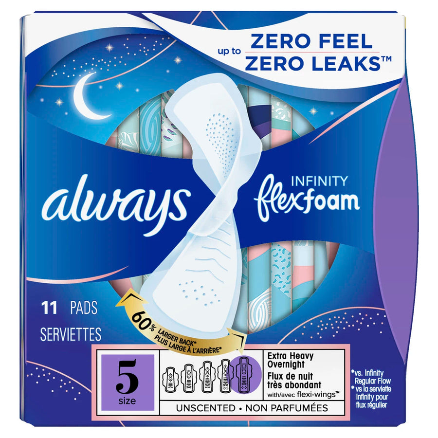 Always Infinity Flex Foam Size 5 Extra Heavy Night - Quecan