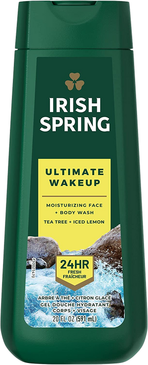 Irish Spring Ultimate Wakeup Moisturizing Face + Body Wash 591mL - Quecan