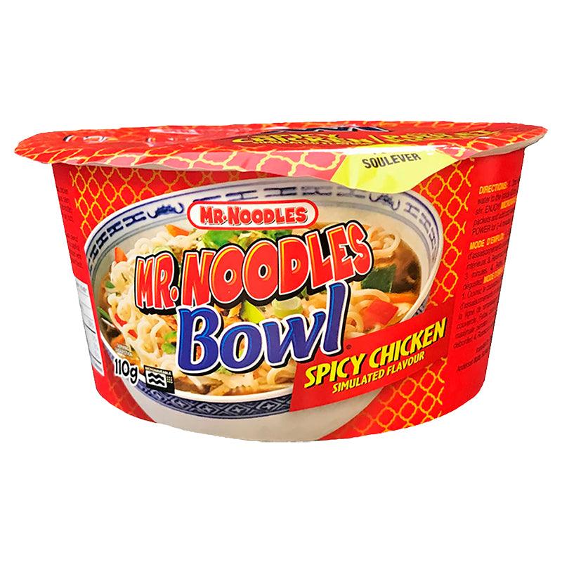 Mr Noodle Bowl - Spicy Chicken (12 x 110g) - Quecan