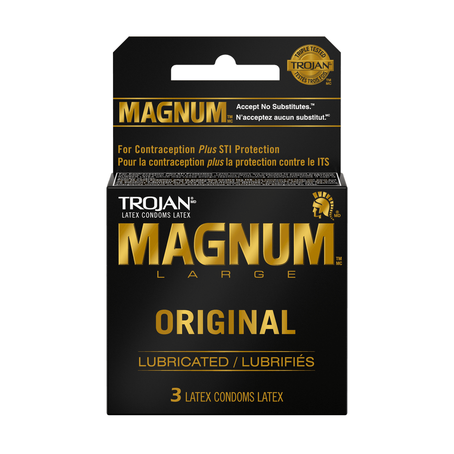 Trojan Condoms - Magnum Original (Pack of 6) - Quecan