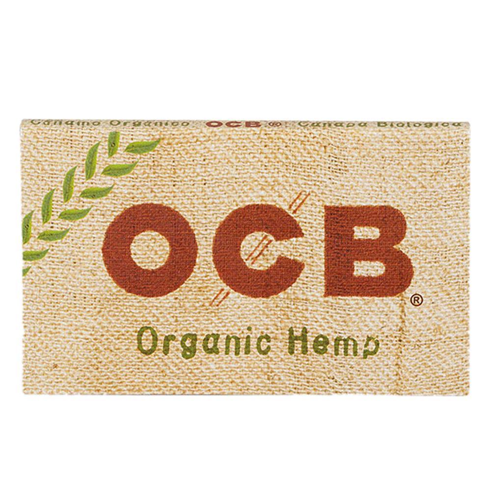 OCB Organic Hemp Single-Wide/Double Rolling Paper (Box of 25 Booklets) - Quecan