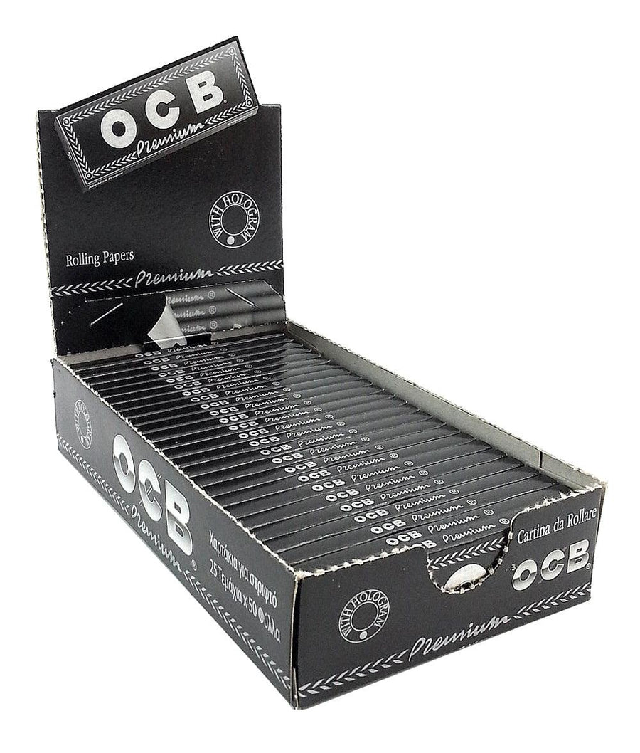OCB Premium 1 1/4 Rolling Paper (Box of 25 Booklets) - Quecan