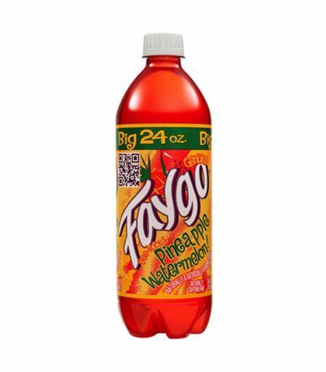 FAYGO Soft Drink - PINEAPPLE WATERMELON (24 x 710ml) (Can Dep) - Quecan